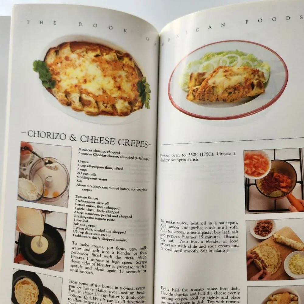 The Book of Mexican Foods Recipe Book Paperback 120 Pages 1557880328